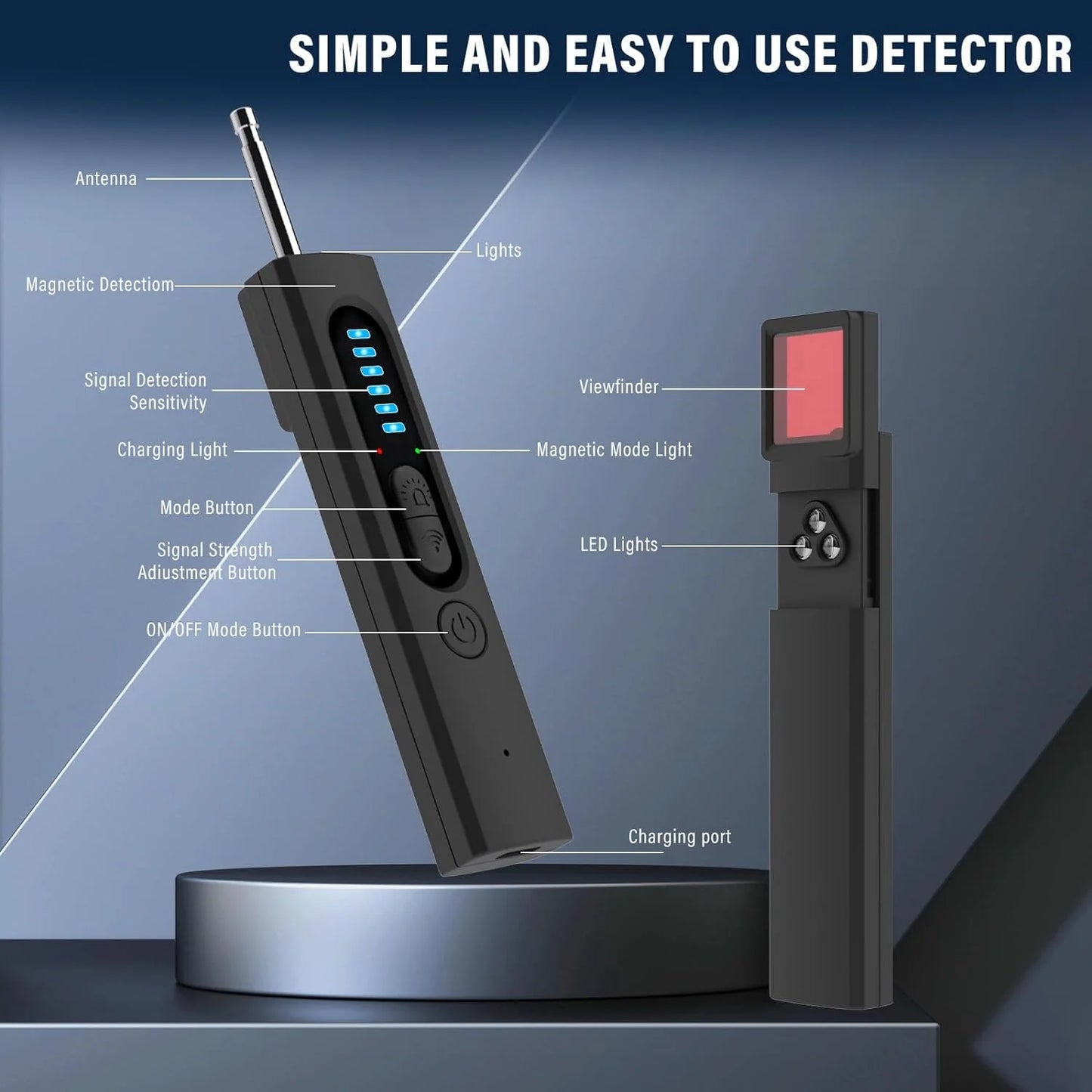 SpySafe™ Hidden Camera Detector Pro