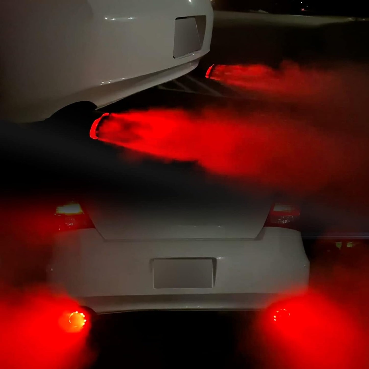 Universal led car exhaust pipe