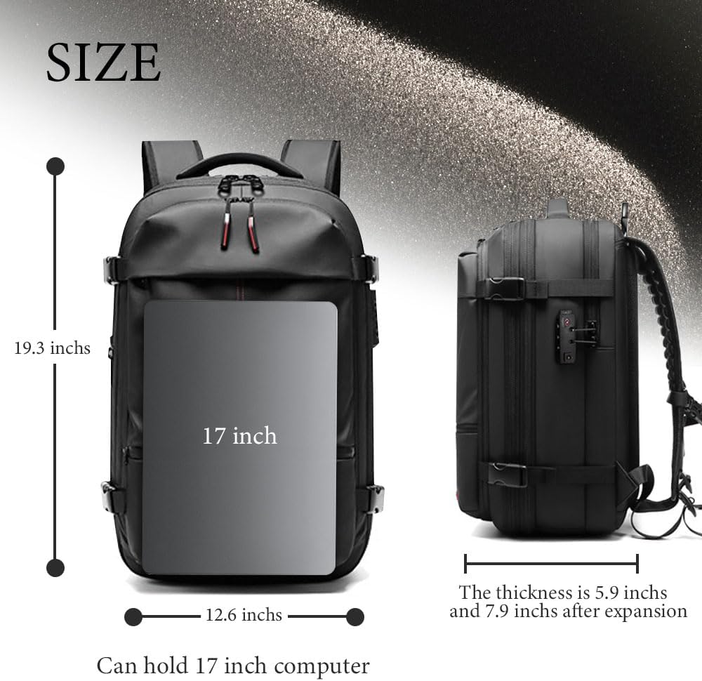 Large-Capacity Travel Backpack with vacuum Compression