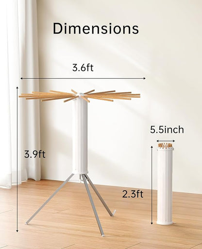 Foldable Tripod Clothes Drying Rack