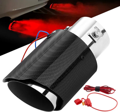 Universal led car exhaust pipe