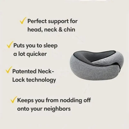 3-in-1™ Travel Set | Ostrich pillow + eye mask for sleeping + earplugs