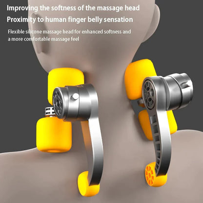 Neck shoulder back waist kneading massager