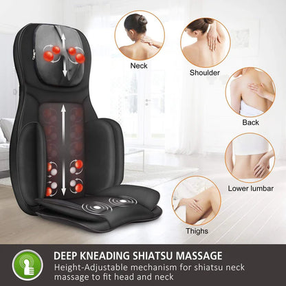 Full Back Massager with Heat & Compression